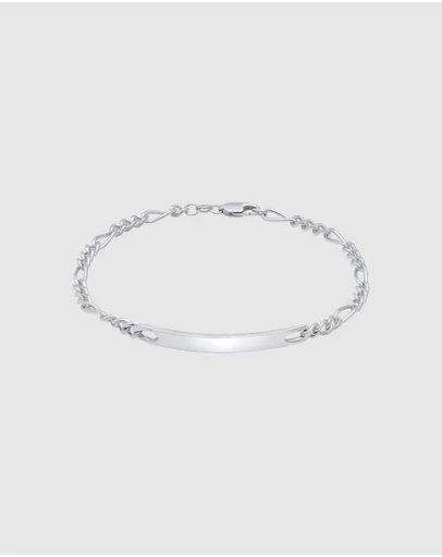 Kuzzoi - ICONIC EXCLUSIVE - Classic Figaro Chain Bracelet in 925 Sterling Silver