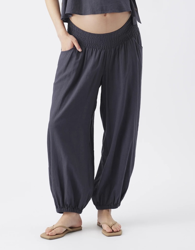 Ripe Maternity - Harem Linen Pants