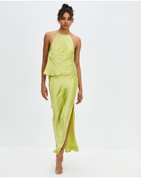 Third Form - Crush Bias Split Maxi Skirt