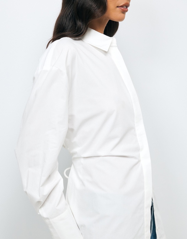 AERE - Fiora Cinched Waist Shirt