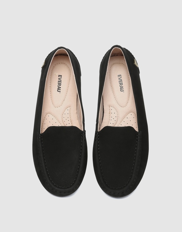 EVERAU - EverAU Ugg Morris Cow Suede Upper Loafer Oxfords Flats