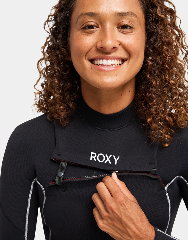 Roxy - Womens 3/2mm Elite Extra Stretch Chest Zip Wetsuit