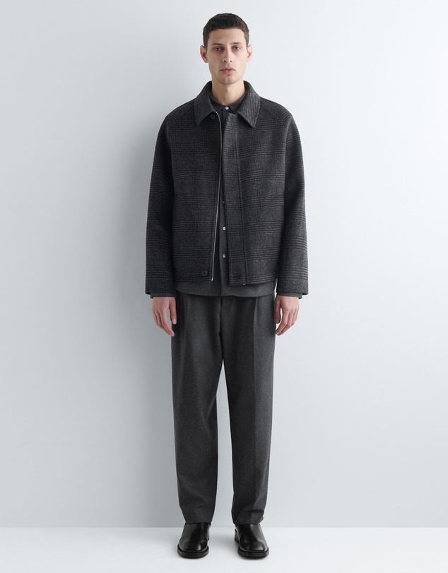 COS - Reversible Checked Herringbone Wool Jacket