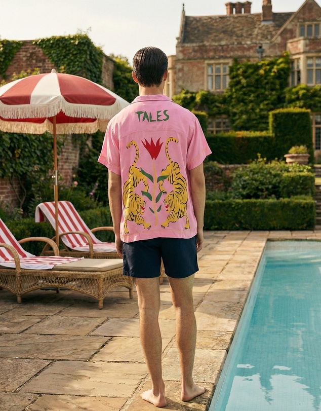 THE TALES - Crouching Tiger Silk Shirt