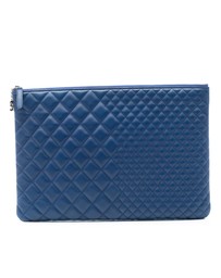Pre-Loved by Azura Reborn - Pre-Loved CC Bi Quilted Lambskin O Case Clutch