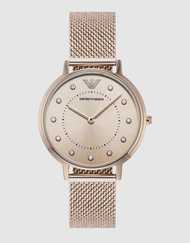 Emporio Armani - Pink Analogue Watch