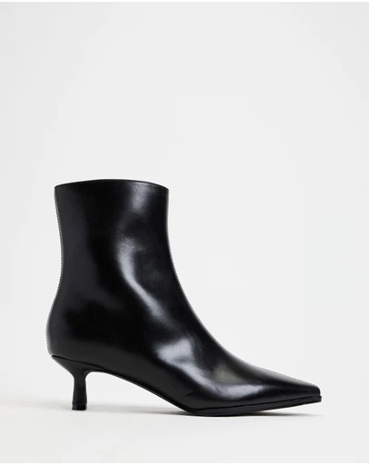 Atmos&Here - Lennox Leather Ankle Boots