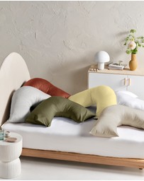 Linen House - Augusta 500TC Cotton Sateen U-Shaped Pillowcase