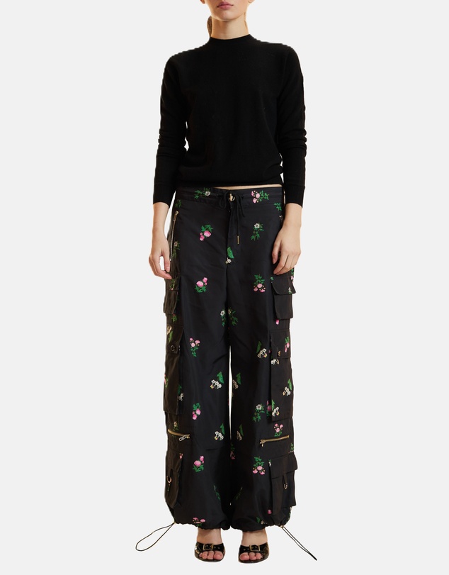 Cynthia Rowley - Printed Cargo Pants