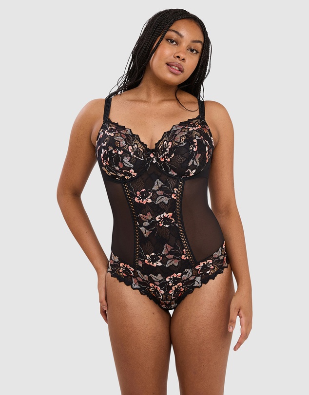 Sans Complexe - Arum Cabaret Underwired Lace Bodysuit