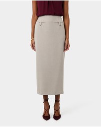 Forcast - Milla Column Midi Skirt