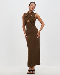 Third Form - Wisteria Wrap Neck Tank Dress
