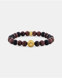 THOMAS SABO - Obsidian and Red Tiger's Eye Bead Bracelet