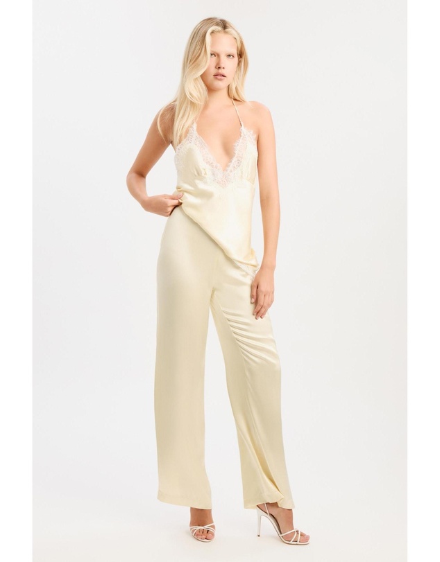 Bardot - Devin Mid Rise Satin Pant