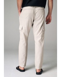NEXT - Linen Cotton Elasticated Drawstring Cargo