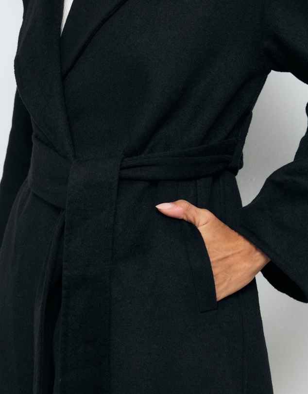 AERE - Chloe Double Faced Wool Blend Coat