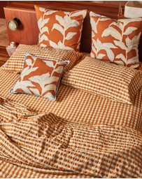 Mosey Me - Honey Blue Seersucker Fitted Sheet