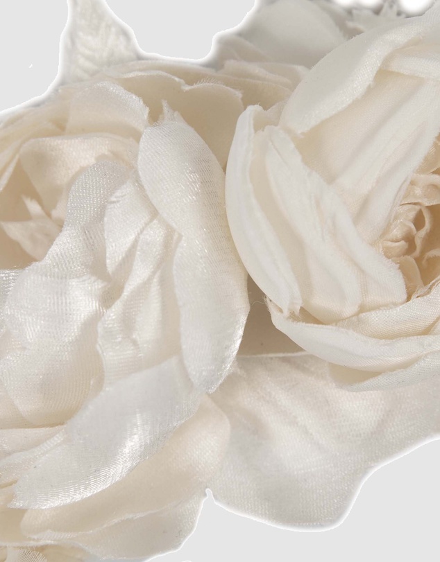Max Alexander - Large Cream Flower Headband Fascinator