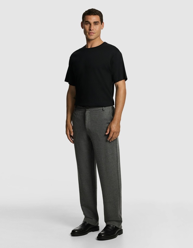 yd. - Phoenix Pinstripe Wide Chino