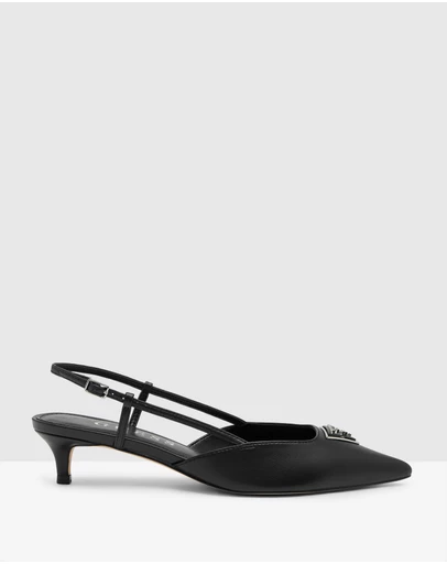 GUESS - Jesson Sling Back Kitten Heels
