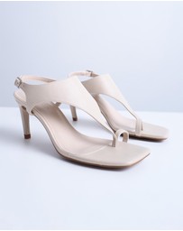 TOPSHOP - Iman Toe Loop Heeled Sandals