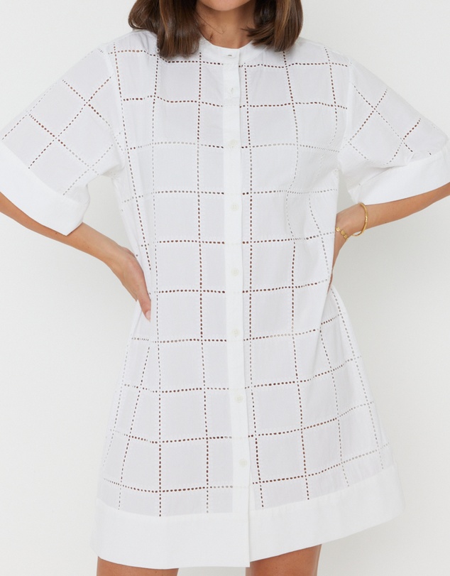 ALEXANDRA - Nova Dress White