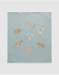 Purebaby - Australiana Jacquard Blanket- Babies