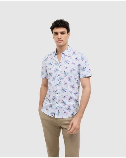 Politix - Bouquet Floral Short Sleeve Shirt