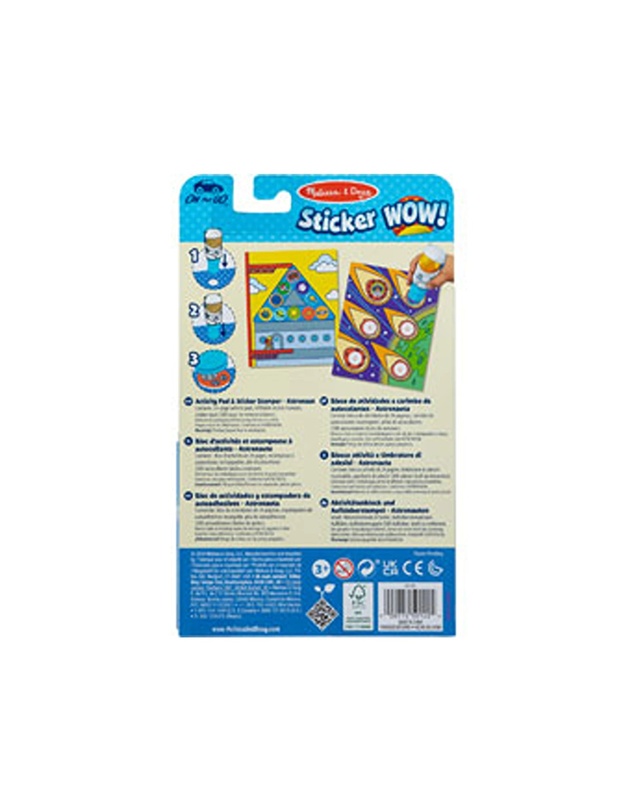Melissa and Doug - Sticker WOW Activity Pad Set Astronaut