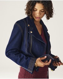 MOS The Label - Sia Denim Biker Jacket