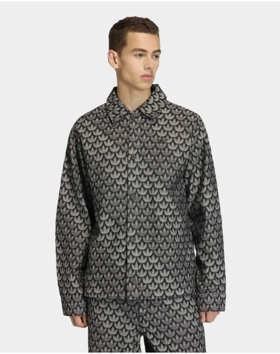 adidas Originals - DENIM MONOGRAM SHIRT Mens
