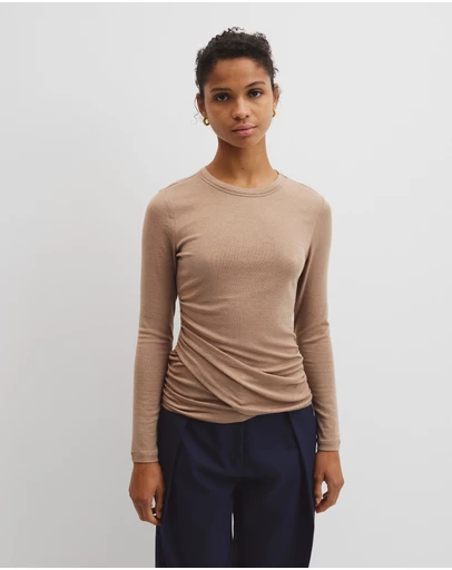 Country Road - Jersey Wrap Top
