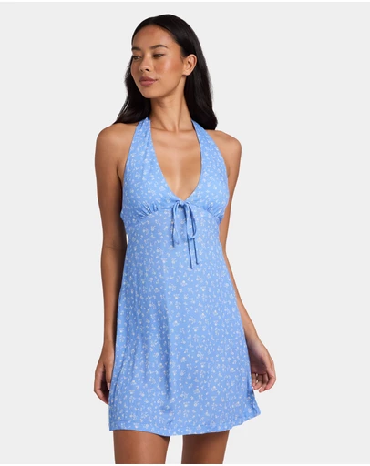 Billabong - Womens Fall For You Halter Mini Dress