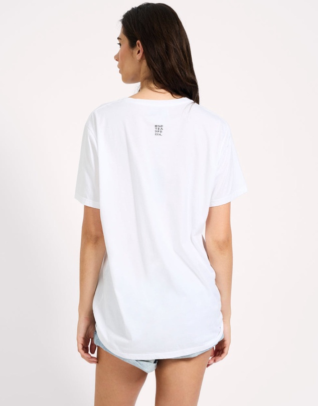 ONE TEASPOON - Good Times Boyfriend Tee - White