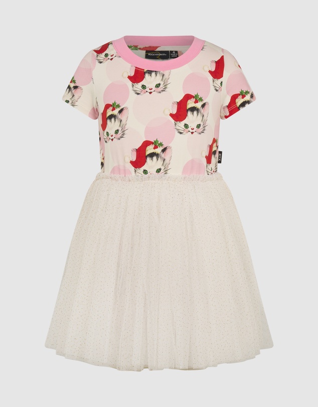 Rock Your Kid - Dance Dress in Cream Pink