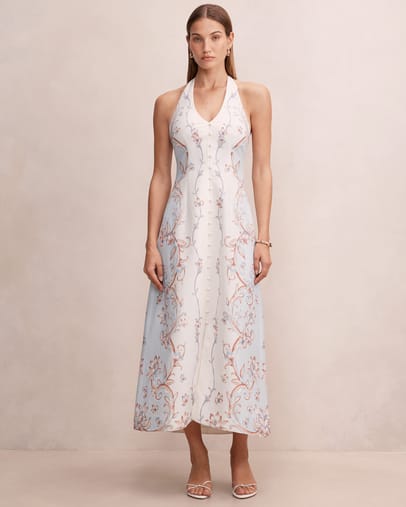 Blue Pastel Floral
