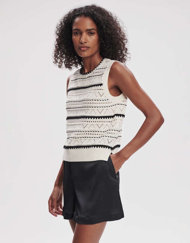 Varley - Athena Pointelle Knit Vest