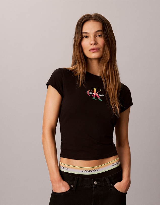 Calvin Klein Jeans - Pride Monologo Baby Tee