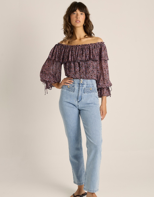 Fate + Becker - Lila Straight Leg Jean