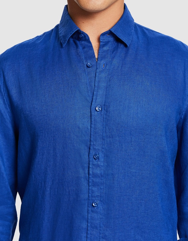 yd. - West Hampton Pure Linen Shirt