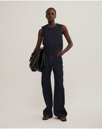 Witchery - Denim Scarf Hem Top