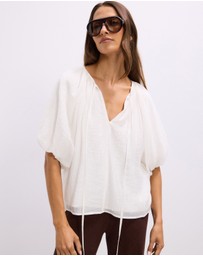The Fated - Lila Puff Sleeve Blouse
