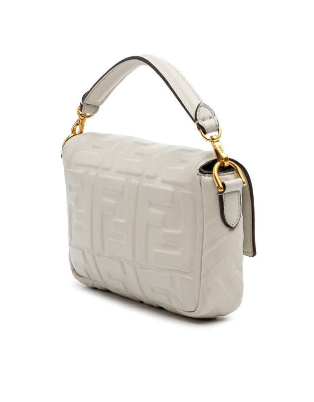 Pre-Loved by Azura Reborn - Pre-Loved Mini Zucca Embossed Leather Baguette Satchel
