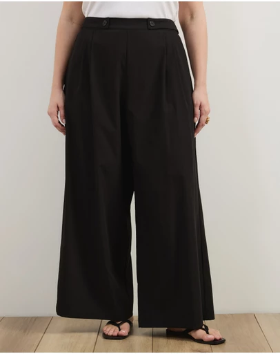Atmos&Here Curvy - Nola Wide Leg Palazzo Pants