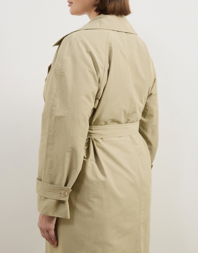 Atmos&Here Curvy - Cora Lightweight Trench Coat