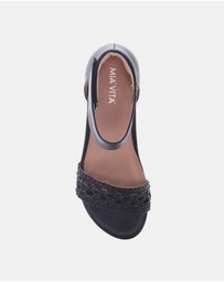 Mia Vita - Kath Heeled Sandal - Black