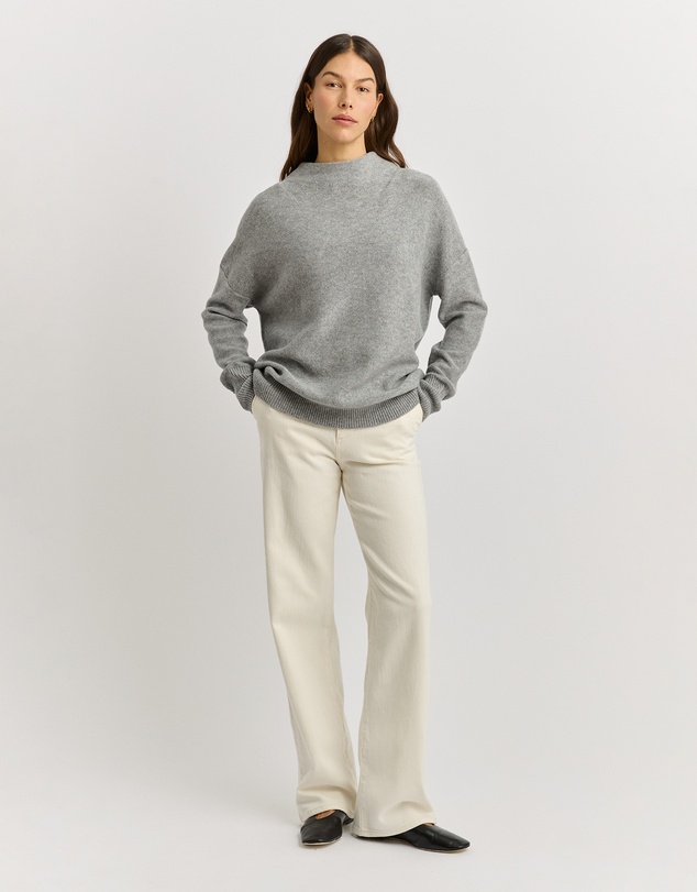 Toorallie - Drop Shoulder Mock Neck