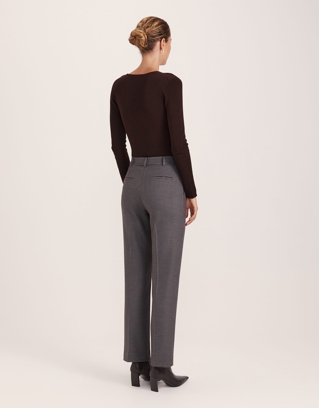 SABA - Jill Check Slim Leg Pant