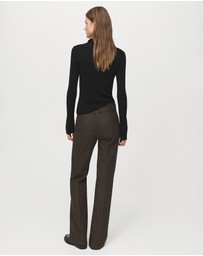 M.N.G - Knitted Polo-Neck Sweater
