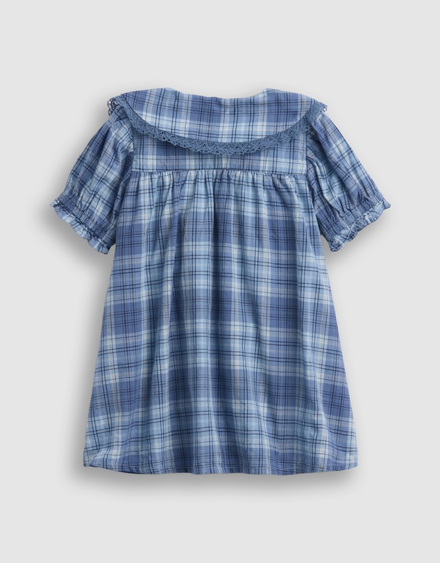 GAP - Short Sleeves Fam Plaid Dress Set - Babies